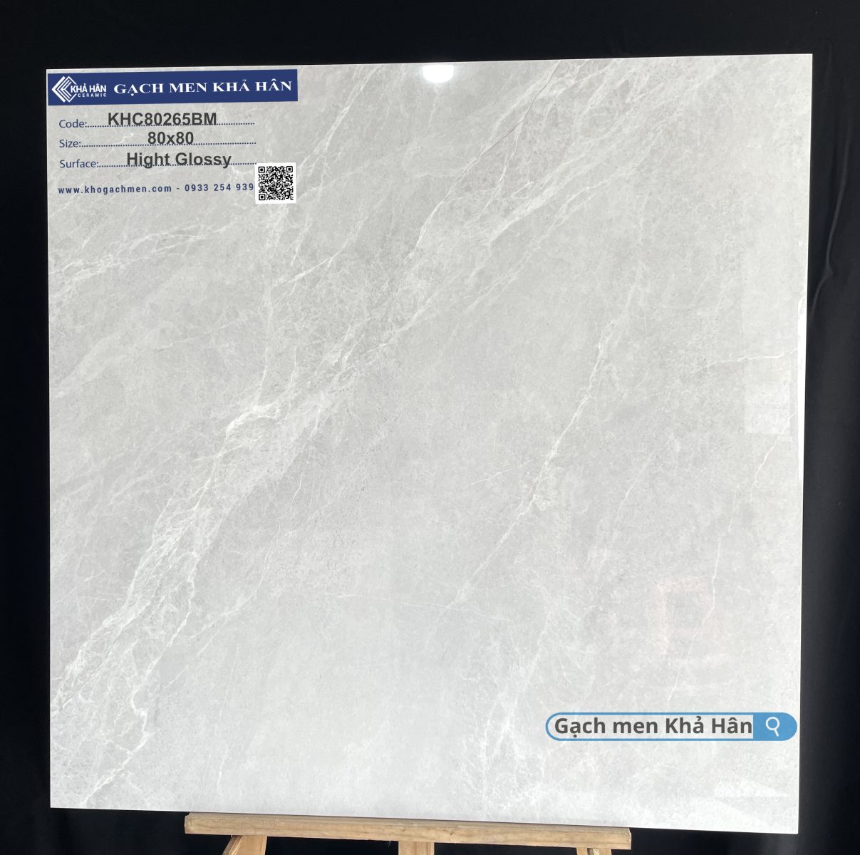 Gạch Thạch Bàn bóng kiếng 80x80 giá bao nhiêu