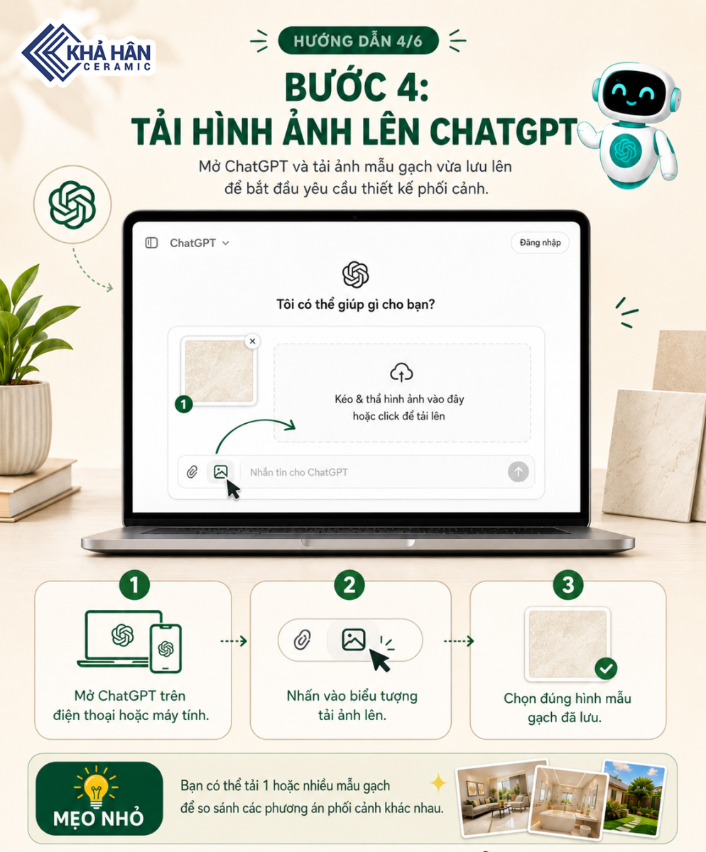 6 cách thiết kế gạch ốp lát đẹp