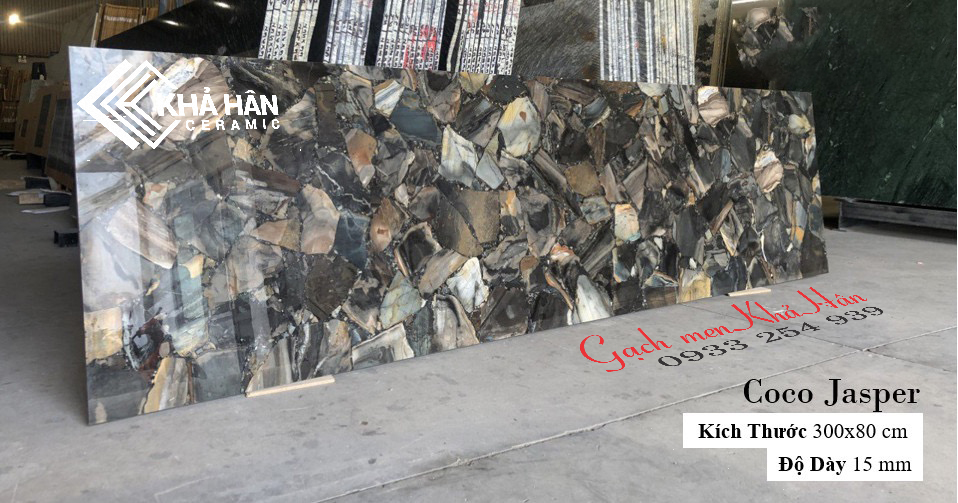 Gạch khổ lớn 80x300cm terrazzo Coco Jasper  kho gạch khổ lớn Tiền Giang