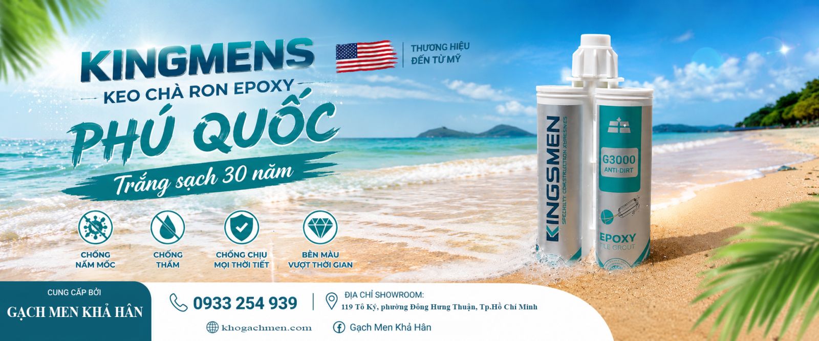 Keo epoxy kingsmen Phú Quốc