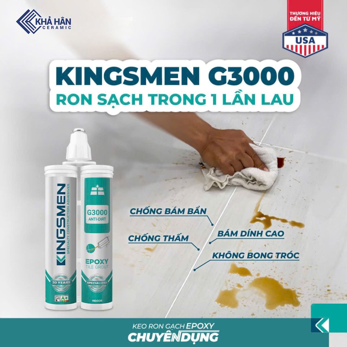 Tổng kho keo epoxy kingsmen Kiên Giang