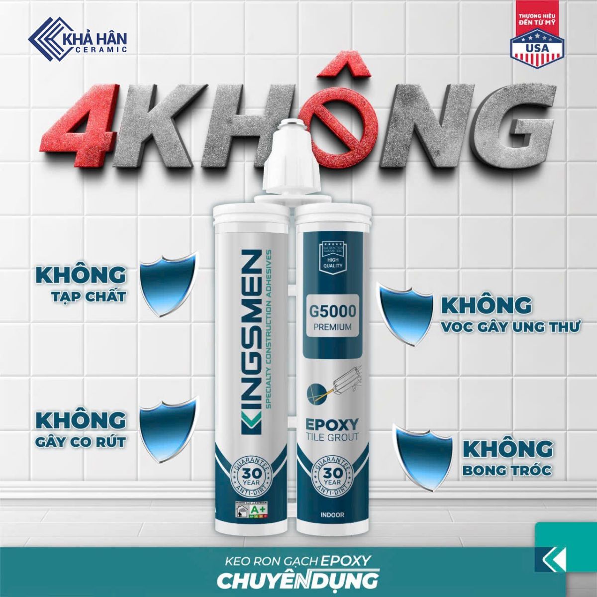 Keo ron epoxy kingsmen Bình Thuận