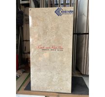 Gạch 60x120 Ấn Độ vân marble vàng kem