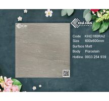 Gạch mờ nhám 60x60 màu xám ghi lát nhà xe