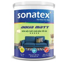 SƠN NƯỚC SONATEX AQUA MATT- SƠN NỘI THẤT CHÙI RỬA TỐI ƯU