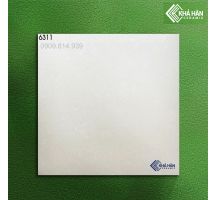 Gạch bóng kiếng 60x60 vân xà cừ trắng KHP6311