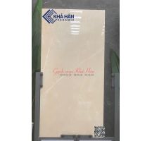 Gạch Ấn Độ 60x120 bóng kiếng Armani Cream $Đại lý phân phối gạch Ấn Độ Tiền Giang