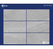 Gạch mờ 60x120 ốp tường màu tro xám