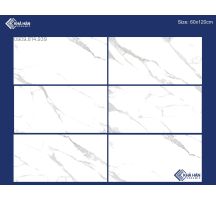 Gạch bóng kiếng 60x120 Ấn Độ trắng vân mây nhập khẩu