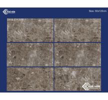 Gạch 60x120 lát nền vân đá nâu