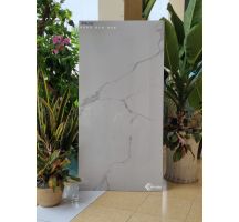 Gạch 60x120 trắng vân mây cao cấp Ấn Độ