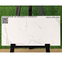Gạch 30x60 trắng vân mây tồn kho KS3627A