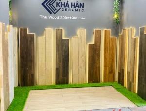 GẠCH GIẢ GỖ 20x120CM ẤN ĐỘ - KHO GẠCH MEN KHẢ HÂN