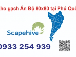 Gạch lát nền Ấn Độ 80x80 Scapehive tại Phú Quốc đẳng cấp và sang trọng