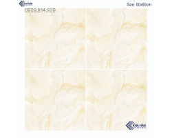 Gạch lát nền bóng kiếng KH12871 vân 3D