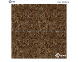 Gạch lát nền 80x80 vân đá nâu