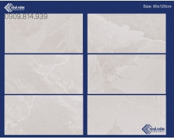 Mẫu gạch đá mờ 60x120 lát nền vân đặc biệt