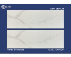 Gạch 30x90 Prime trắng vân mây KH398007