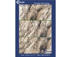 Gạch 60x120 vân đá nâu cao cấp khắc kim